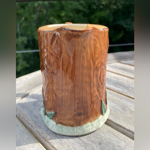 Vintage Keele Street Pottery Tree Trunk Jug / Pitcher - Picture 2 of 6